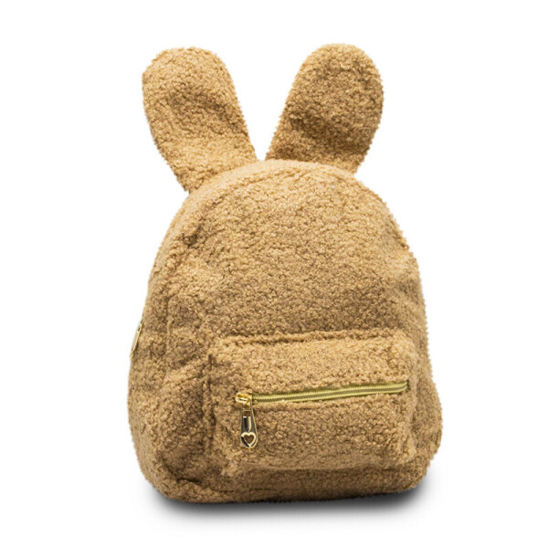 

Рюкзак детский меховой с ушками Cappuccino Toys CT7016.277 бежевый