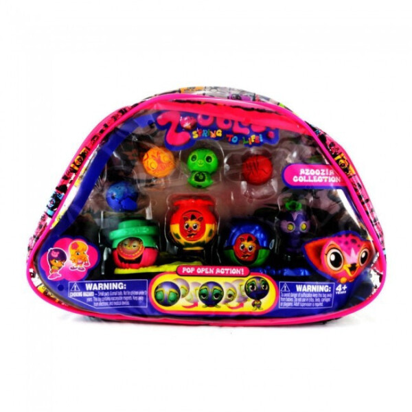 

Игровой набор Zoobles 5 в 1 Azoozia Collection, 3 домика Happitat и сумка