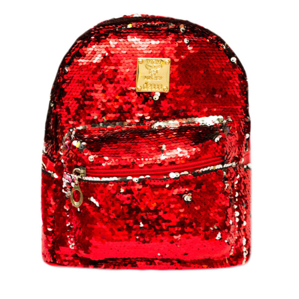 

Рюкзак женский с пайетками Fantasy Accessories FA19-5138.277 красный