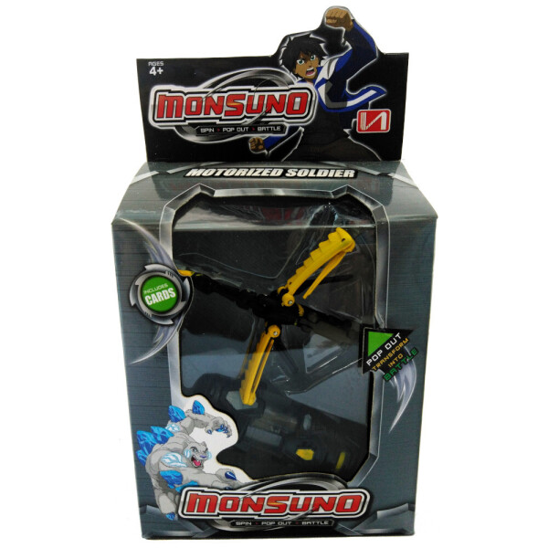 

Игровой набор Monsuno "Motorized Soldier" Blackbullet: монсуно-герой, капсула и карта способностей