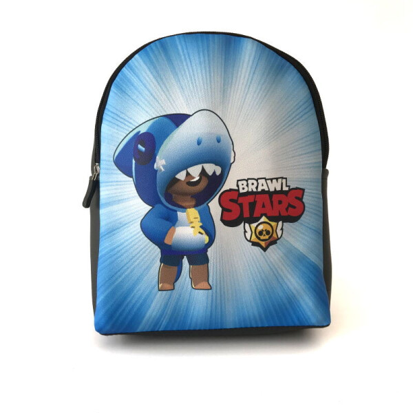 

Рюкзак Бравл Старс Brawl Stars акула Cappuccino Toys черный с принтом