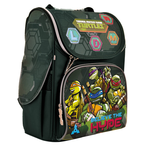 

Рюкзак-ранец 1 вересня Teenage Mutant ninja turtles H-11 школьный хаки