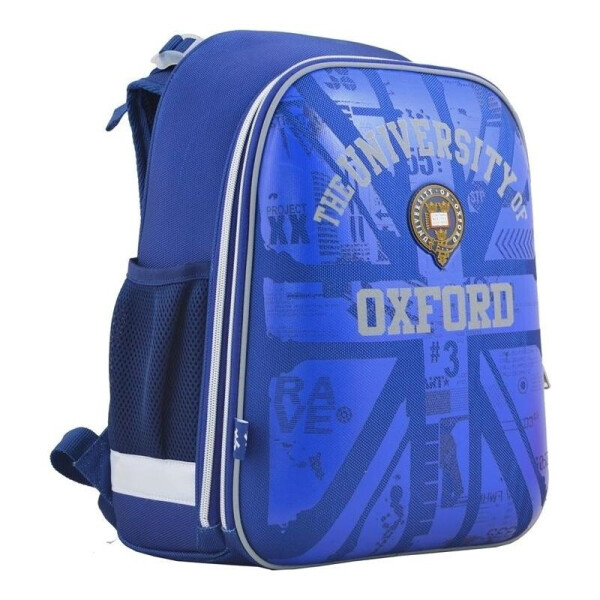 

Рюкзак каркасный YES Oxford H-12 школьный синий
