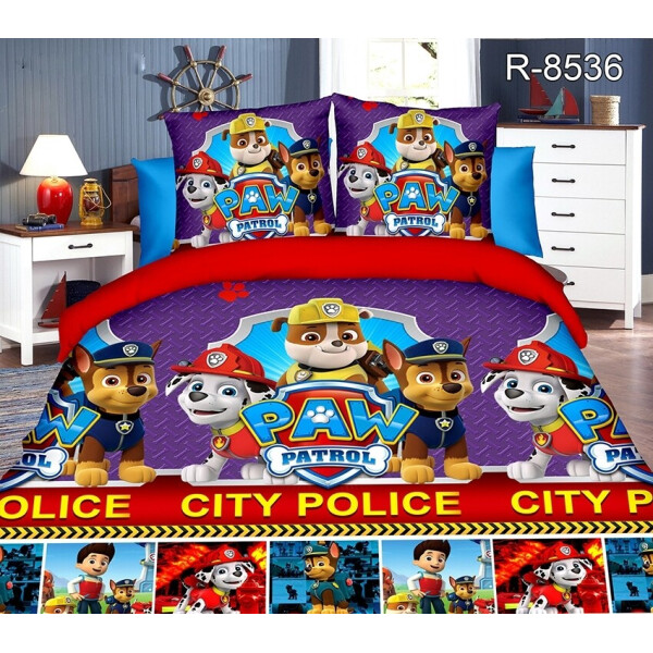 

Детский комплект постельного белья ТМ TAG 160x215 см Щенячий патруль R8536