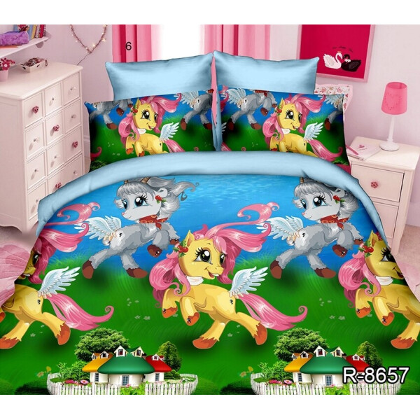 

Детский комплект постельного белья ТМ TAG 160x215 см My Little Pony R8657