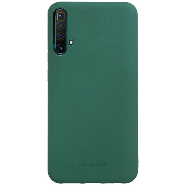 

Чехол Molan Cano для Realme X3 SuperZoom / X3 / X50 Ультратонкий Smooth TPU Зеленый