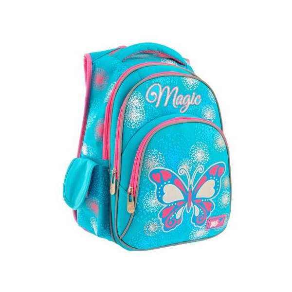 

Рюкзак YES Magic S-27 школьный голубой с розовым