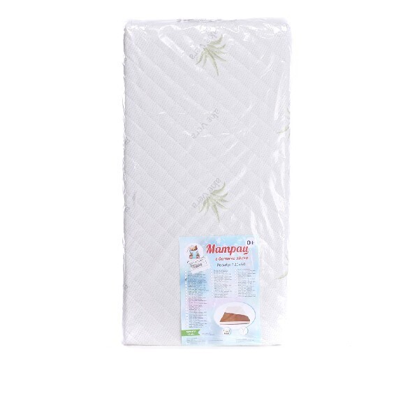 

Матрас для детской кроватки Солодких снів ";ALOE VERA";, 120х60х8 см. кокоc-поролон-кокос (1236030043)