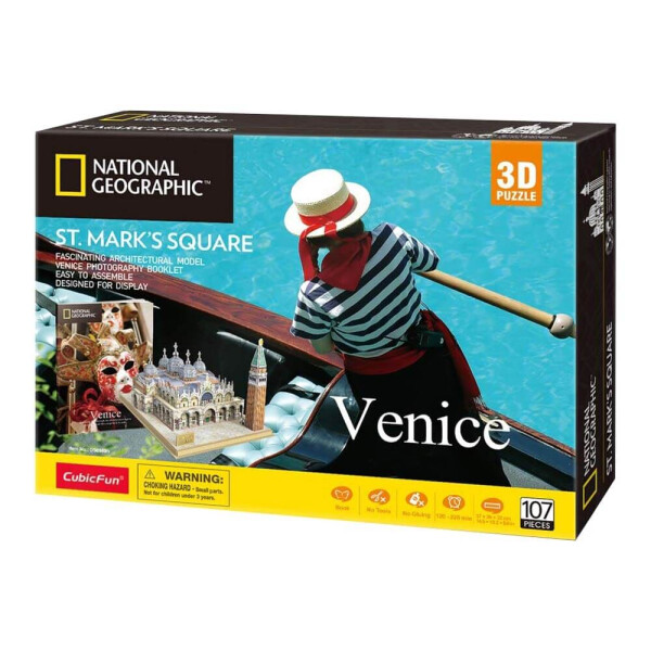 

Пазл 3D CubicFun National Geographic Площадь Святого Марка (DS0980h)