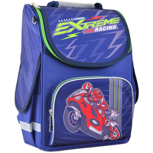 

Рюкзак каркасный Smart Extreme racing PG-11 школьный синий