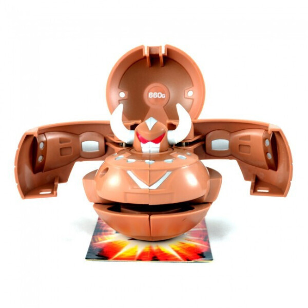 

Большой Бакуган Deka Subterra New Vestroia BakuBronze Shadow Vulcan 15 см и магнитная карта