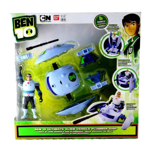 

Игровой набор Бен 10 "Ultimate Alien" Vehicle Plumber Ship