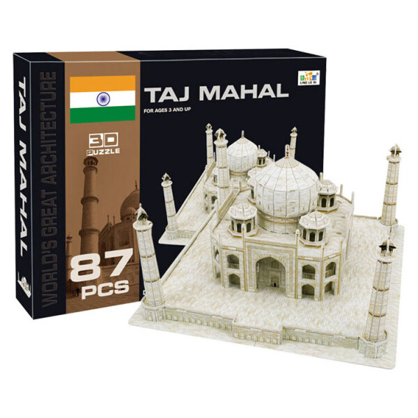 

3D Пазл "Тадж-Махал", 87 деталей, размер 28.4x28.4x28.4 см