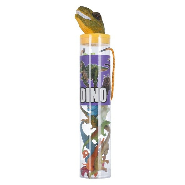 

Набор игровых фигурок Dingua Динозавры в тубусе 12 штук (6508208)