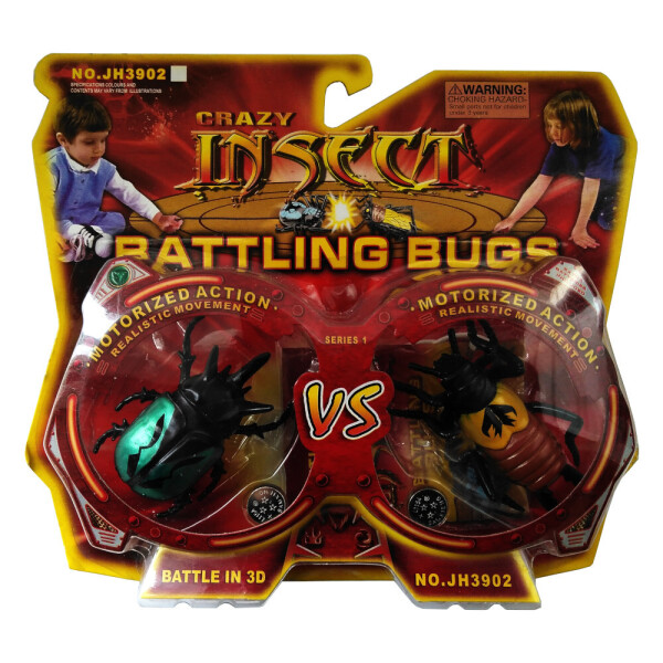 

Игровой набор "Crazy Insect Battling bugs" из 2-х интерактивных наножуков