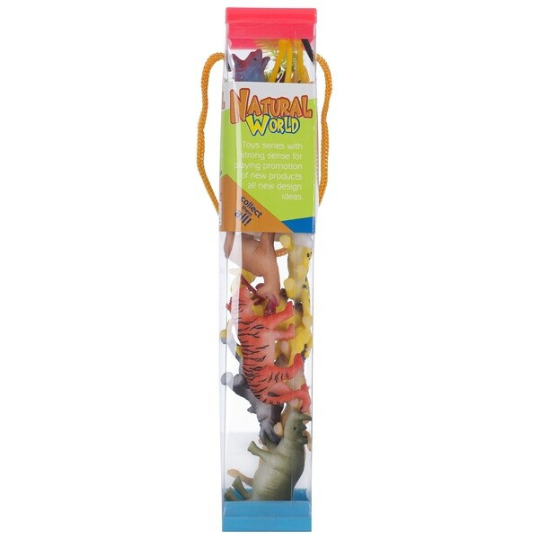 

Набор игровых фигурок Dingua Дикие животные в тубусе 12 штук (6508211)