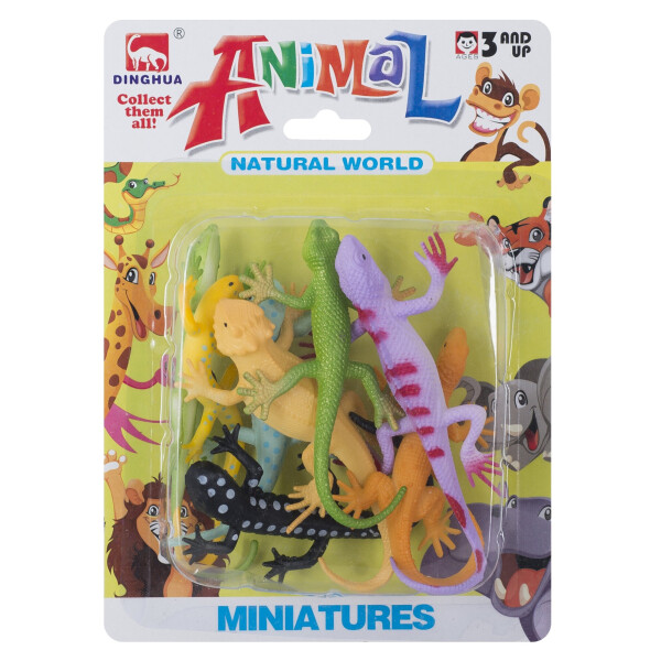 

Набор игровых фигурок Dingua Ящерицы 8 штук (6508200)