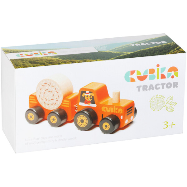 

Деревянная игрушка Cubika Трактор на магнитах (15351)