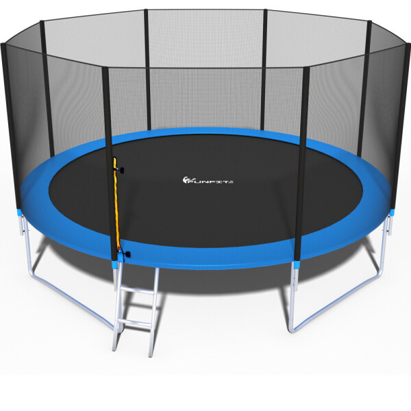 

Батут FunFit 435 см сетка и лесенка