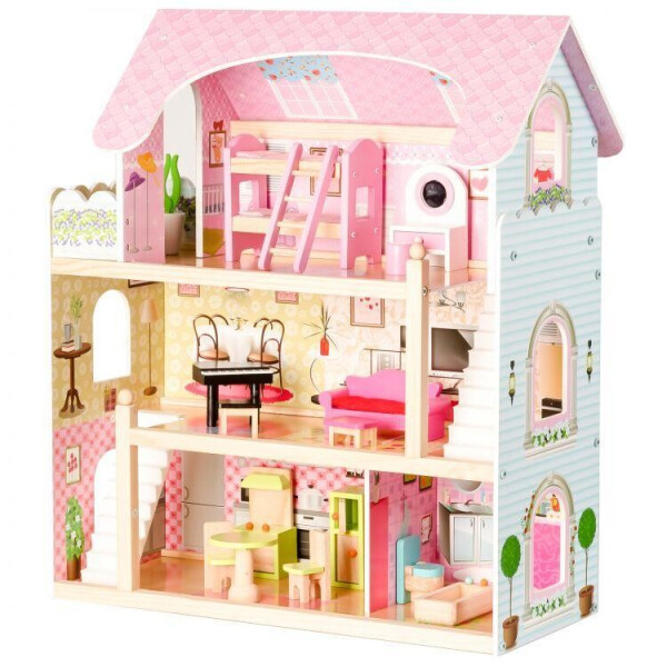 

Домик для кукол Ecotoys 4110 Fairy + 4 куклы