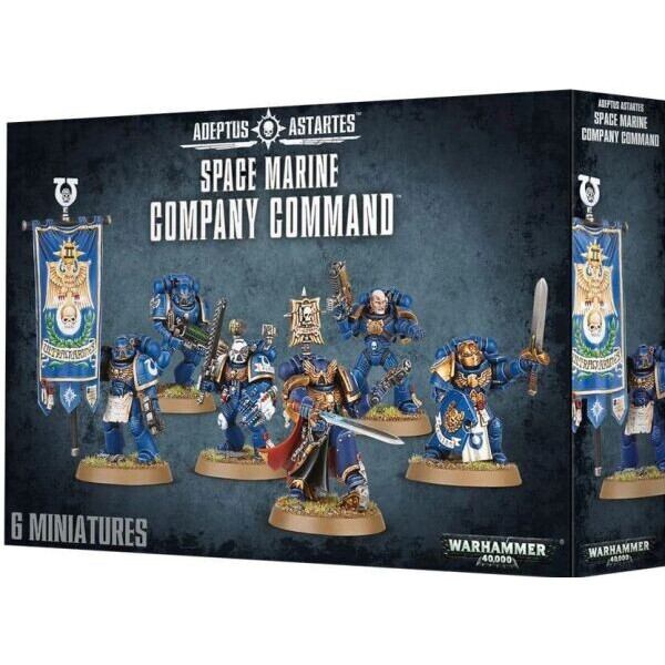 Настольная игра Games Workshop Space Marines Company Command Warhammer 40000 (99120101154)