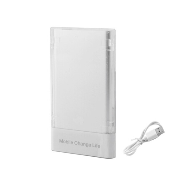 

Power Bank BauTech Slim 5000mAh USB 2A индикатор заряда Белый (1007-891-00)