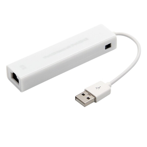 

USB хаб BauTech На 3 порта сетевая карта RJ45 Белый (1007-853-00)