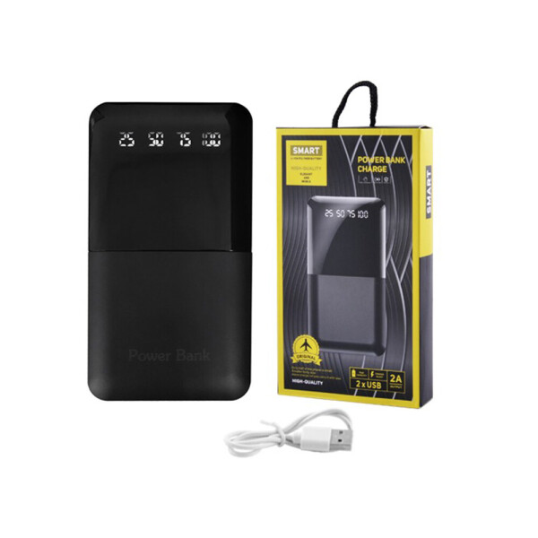 

Power Bank BauTech JS 191 10000mAh 2USB 1A 2A цифровой дисплей с подсветкой фонарик 2LED Черный (1007-888-00)