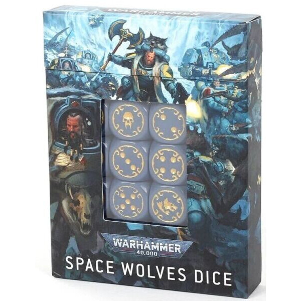 

Настольная игра Games Workshop Space Wolves Dice Warhammer 40000 (99220101022)