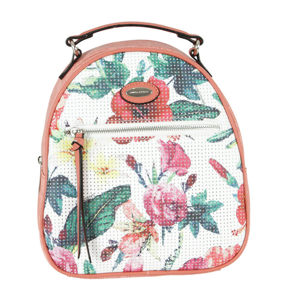 

Женский городской рюкзак из экокожи David Jones 6298-2 Розовый