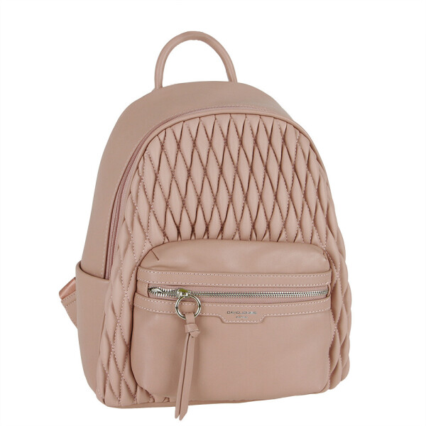 

Женский городской рюкзак из экокожи David Jones 6266-2 Розовый