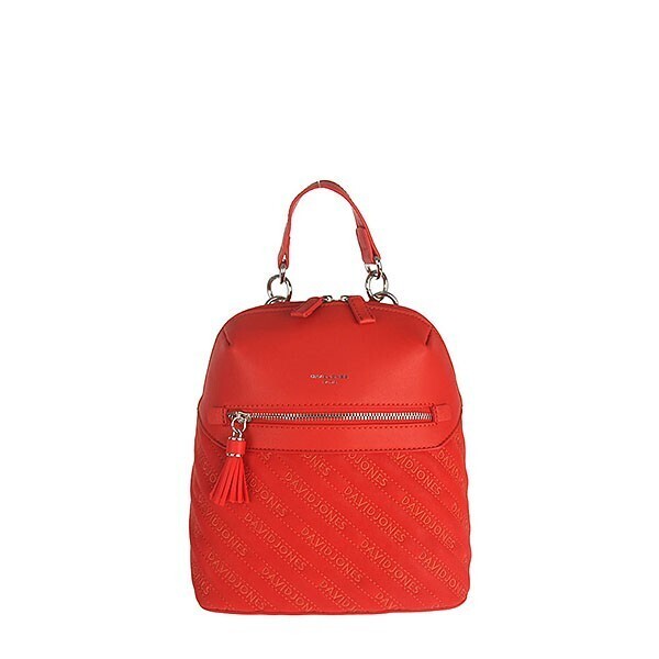 

Женский городской рюкзак из экокожи David Jones 6009-1 Красный