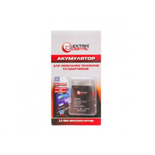 

Аккумулятор Digital Для S5830 (Galaxy Ace), 1350 mAh (BMS6321) (1001-755-00)