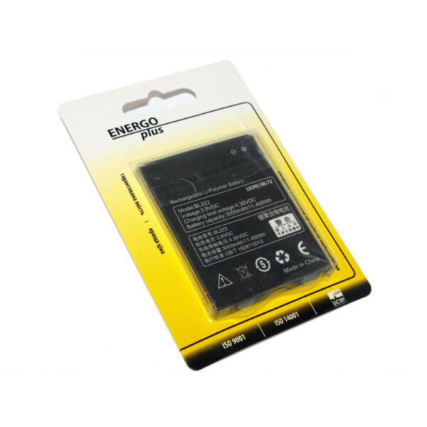 

Аккумулятор Lenovo BL222, Enegro Plus, 3000 mAh (1001-781-00)