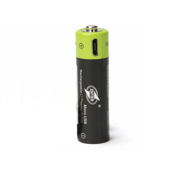 Акція на Аккумулятор ZNTER АА LiPo 1250 мАч micro USB (1003-564-00) від Allo UA