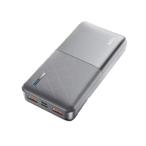 

Зарядное устройство Topk Power Bank 20000 мАч USB Type C PD 3,0 Черный (1008-202-00)