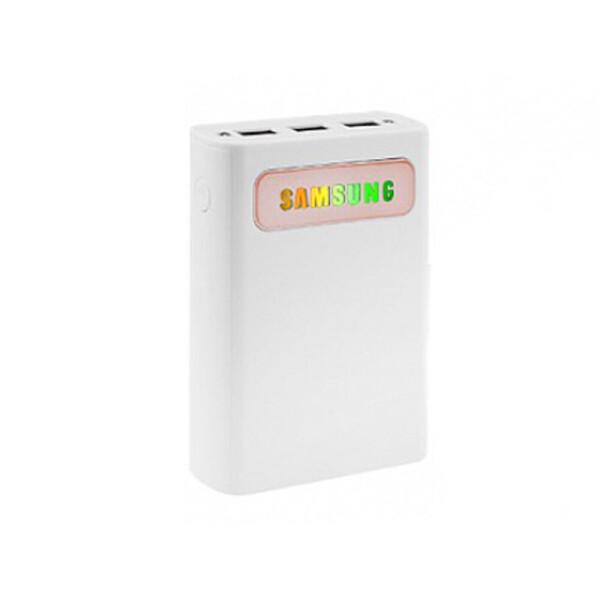 

Power Bank Samsung 15000mAh 3USB индикатор заряда фонарик 2LED Белый (1007-936-00)