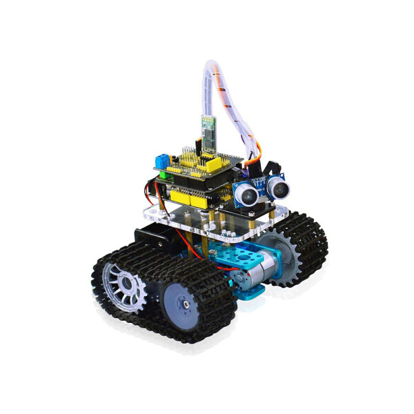

Робот Танк BauTech Keyestudio Набор Arduino Bluetooth Синий (1007-475-00)