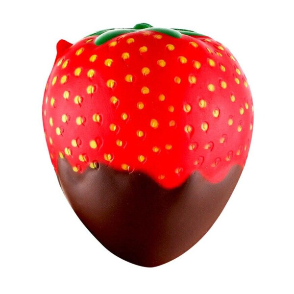 

Игрушка анти-стресс "Непростая клубника" (в шоколаде) Squishi Strawberry1 11,5x9,5 см