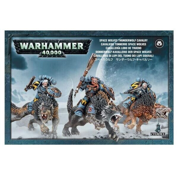 

Настольная игра Games Workshop Space Marines Space Wolves Thunderwolf Cavalry Warhammer 40000 (99120101220)