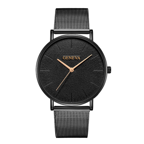 

Кварцевые часы Quartz Geneva So Black QGSB 24x2 см