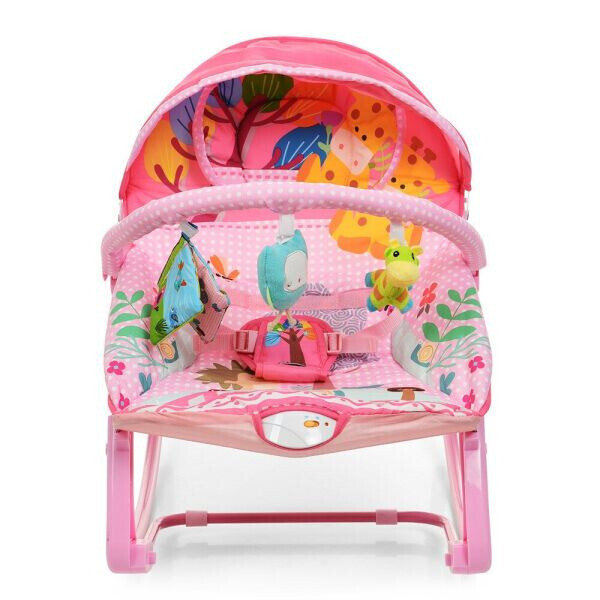 

Детская качалка-шезлонг 2в1 Bambi PK-306-8 Розовый