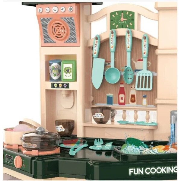 

Кухня детская FUN COOKING с эффектом «холодного пара» 848 А циркуляция воды, световые и звуковые эффекты