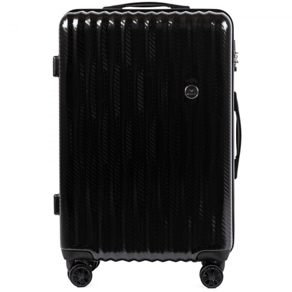

Чемодан поликарбонатный Wings PC 5223 средний (M, 57 л) на 4 сдвоенных колесах Черный