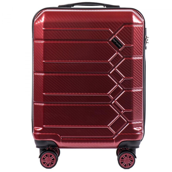 

Чемодан поликарбонат Wings PC 185 маленький - ручная кладь (S, 35 л) Бордовый (Wine red)