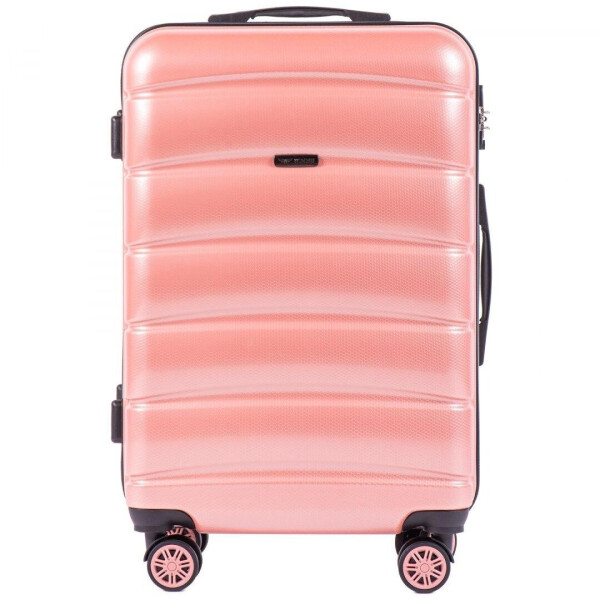 

Чемодан поликарбонат Wings PC 160 средний (M, 57 л) на 4 сдвоенных колесах Розовый (Pink)