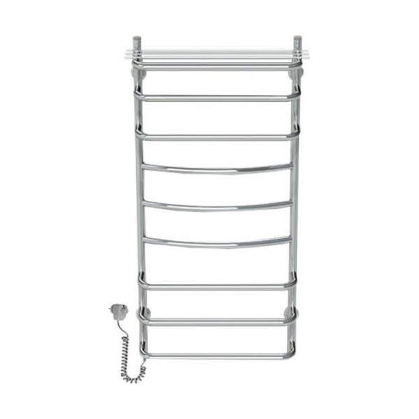 

Полотенцесушитель электрический Q-tap Yunost (CRM) P9 500х900 LE с полкой