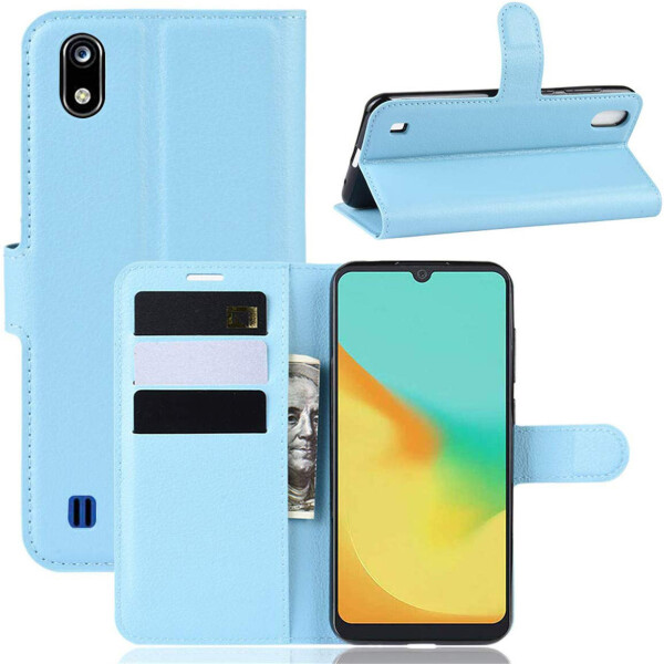

Чехол-книжка Litchie Wallet для ZTE Blade A7 2019 Blue