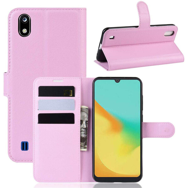 

Чехол-книжка Litchie Wallet для ZTE Blade A7 2019 Pink