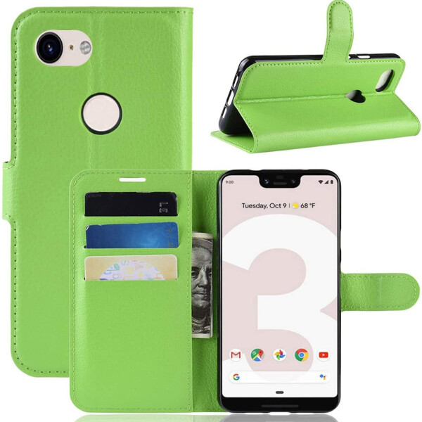 

Чехол-книжка Litchie Wallet для Google Pixel 3A XL Green